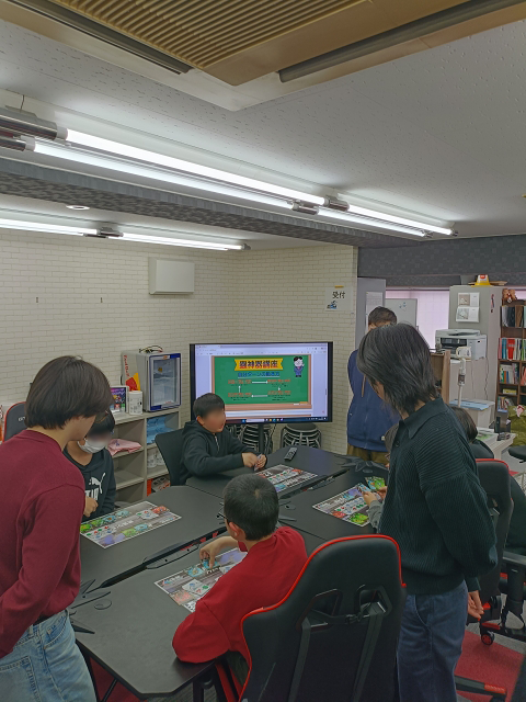 カードバトルティーチング風景2画像